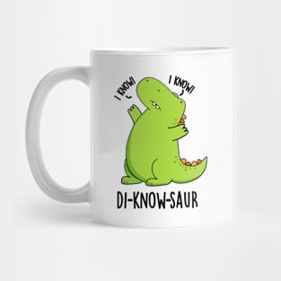 Di-know-saur Funny Dinosaur Pun Mug